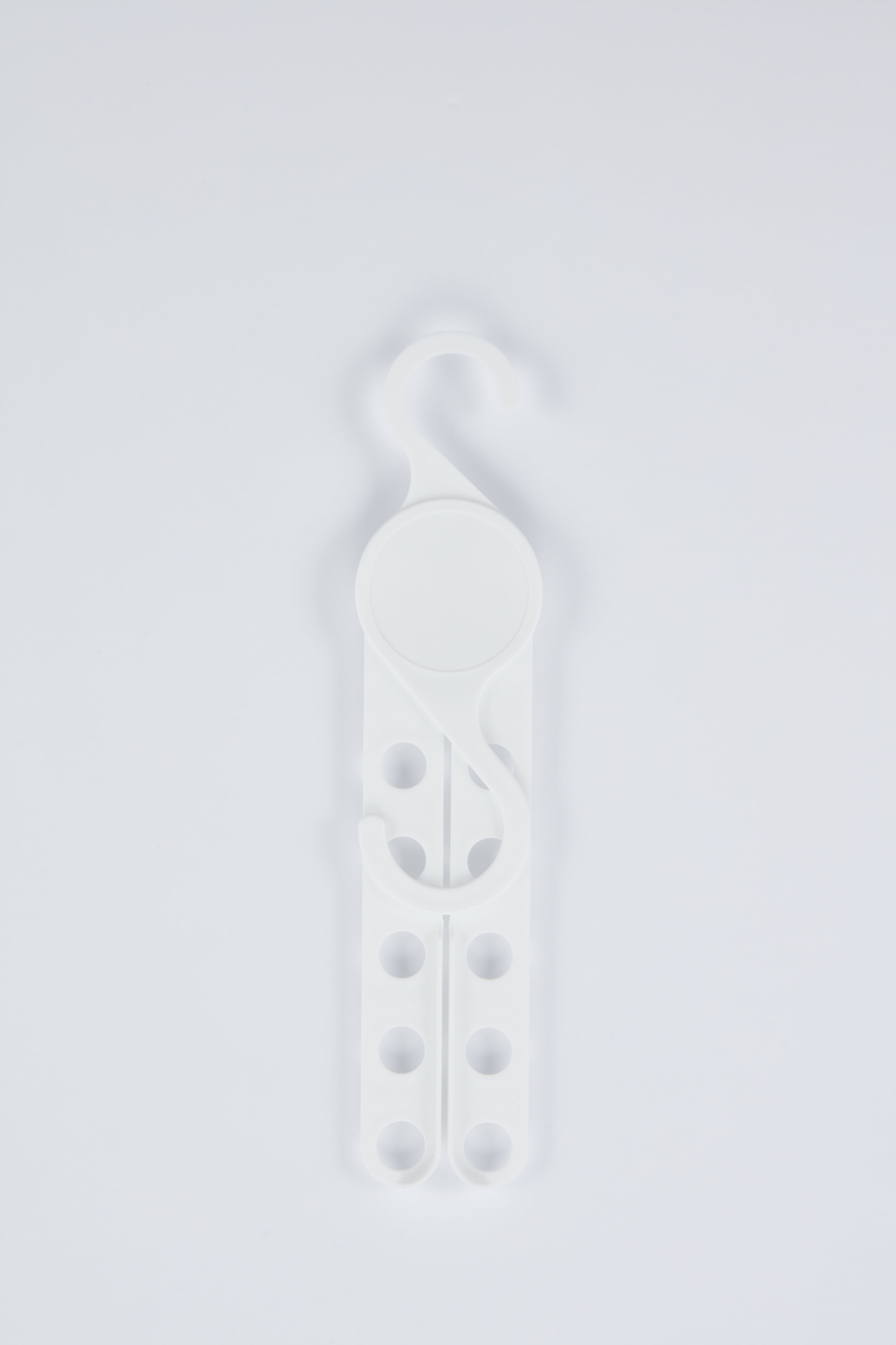 Cloth Hangers Closet Organizer - Bigtime Closet Space Saver - Holds 20lbs Durable & Portable - Use at Home, Dorm, and Office (White 10 Pack)
