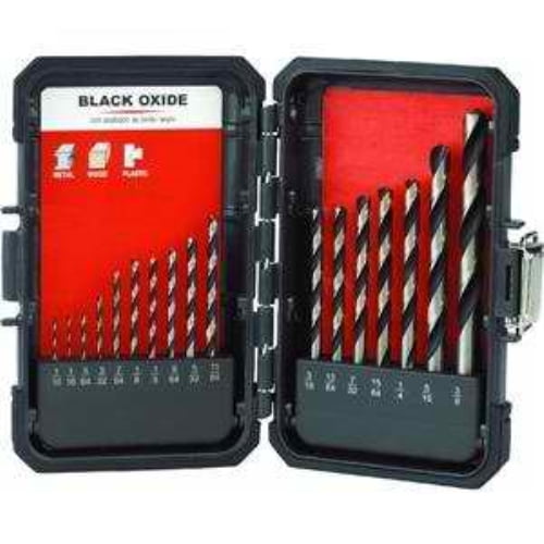 Do it 17-Piece Black Oxide Drill Bit Set, 1/16 In. thru 3/8 In.