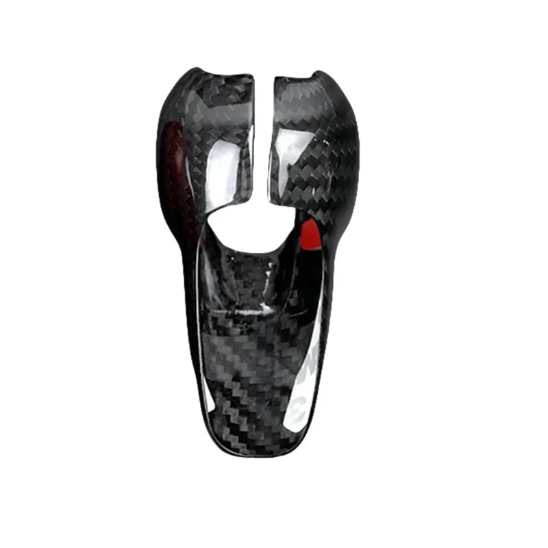 Real Carbon Fiber Gear Shift Knob Cover for Porsche Panamera 970 Macan 718 911