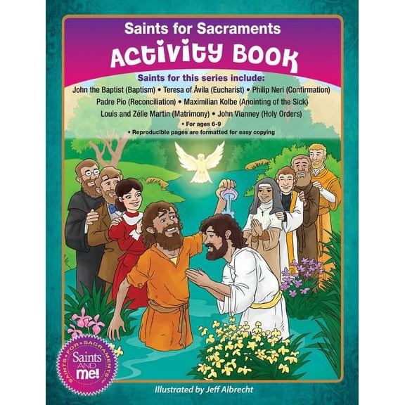 Saints for Sacraments Activity Book, (Paperback)