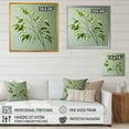 thumbnail image 4 of Designart "Minimalism In Lime Lightness Leaves" Leaves Floater Framed Canvas Prints, 4 of 5