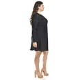 thumbnail image 2 of Vestido glitter con lentejuela Roman Fashion /Tallas Extras, 4222 (Negro) negro 38, 2 of 5
