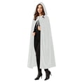 thumbnail image 3 of YTCAMLO Womens Hooded Cloak, Adult Medieval Renaissance Capes with Hood, Velvet Cape Halloween Dress Up for Party Wedding, 3 of 7