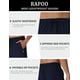 thumbnail image 4 of Pantalones Deportivos Rapoo Jogger para Hombre Paquete de 2 Negro+Azul Marino XL, 4 of 5