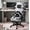Black and White, variant on KARXAS Adult Cute Cat Ear Paw Print Reclining Fabric PC Gaming Chair with Footrest and Lumbar Support, Black and White