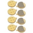 thumbnail image 1 of QIILU 4 Pair E-Scooter Disc Brake Pad Copper Based Bike Round Brake Pad For MTB Bike, 1 of 8