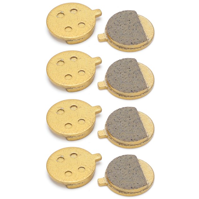 QIILU 4 Pair E-Scooter Disc Brake Pad Copper Based Bike Round Brake Pad For MTB Bike