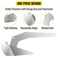 thumbnail image 6 of VEVOR 35 lb Delta Boat Anchor - Galvanized Steel, Heavy Duty Plow Anchor for Boats 33'-46', 6 of 12