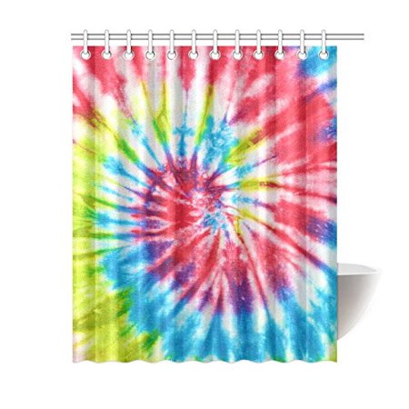 Gckg Ethnic Rainbow Tie Dye Shower Curtain Ethnic Rainbow Tie Dye
