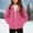 Hot Pink, variant on Soft And Cozy Fleece Zip Up Jacket For s Warm Outerwear For Cold Weather And Kids Pullover With Pockets For Playground School