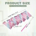thumbnail image 2 of Uxcell 4 Pcs Dance Ribbons, 78.7 Inch Sparkly Gymnastics Ribbon Streamers with Pink Wand for Gymnastics Artistic, Pink, 2 of 7