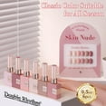 thumbnail image 2 of Set de esmaltes en gel Double Rhythm, 6 unidades, 15 ml, del mismo color Nude-T6-17, 2 of 9