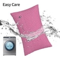 thumbnail image 6 of Yiaed Pink Gingham Print Brushed Microfiber Envelope Pillowcases, Standard,Envelope Closure Pillow Cases(No pillow core)-20"x30", 6 of 6