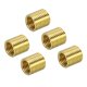 thumbnail image 1 of Rosca Reducción Tuercas Inserto M10 x 1mm Macho a M8 x 1mm Hembra Latón Adaptadores 10mm Largo Tubo Montaje Conversión Manguito Reductor, Paquete de 5, 1 of 5
