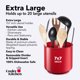 thumbnail image 5 of Portautensilios giratorio extra grande rojo, 5 of 6
