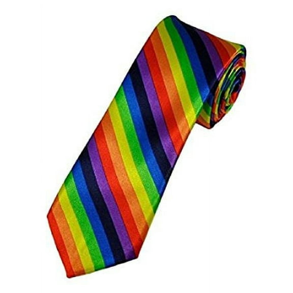 Rainbow pride necktie gay pride necktie silk necktie