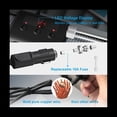 thumbnail image 5 of Encendedor de Auto TR12 con Evaporador Triple y Pantalla de Voltaje de Interruptor 4 USB Encendedor de Auto 120W Cargador, Negro + Rojo, 5 of 5