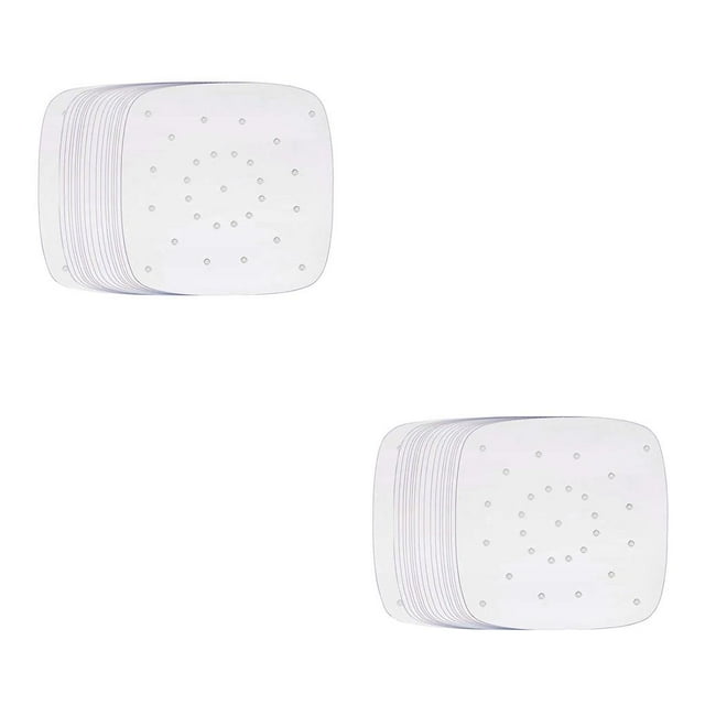 Cateissary Revestimientos para freidora de aire de 100 hojas, accesorio para hornear, accesorios para freidoras, alfombrilla de cocina Simple Type1 NO1