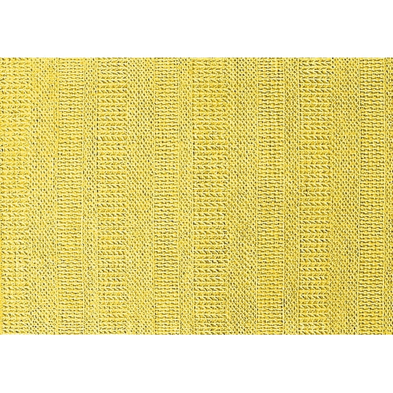 Ahgly Company Indoor Rectangle Solid Yellow Modern Area Rugs, 2' x 4'