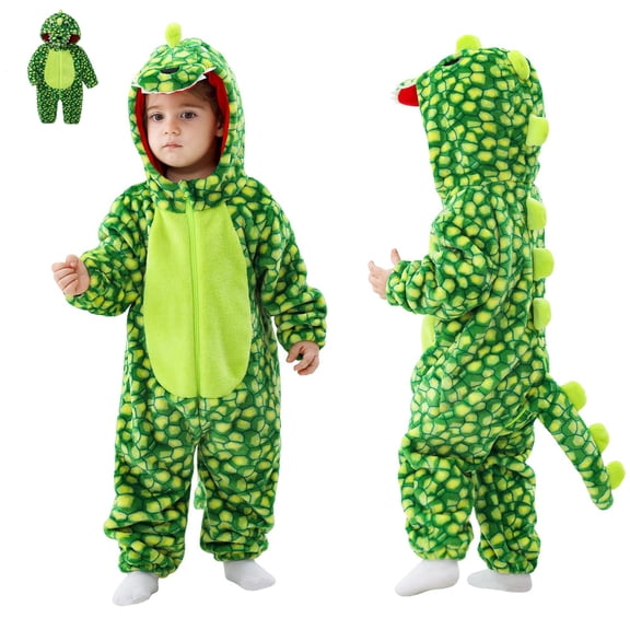 Yifymode Kids Animal Onesie Costume Halloween Christmas Cosplay Costume Dress Up Clothes Romper Flannel for Girls Boys Kids