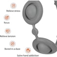 thumbnail image 3 of Goddess Bracelet Sensoriel Simple Fidget Jouet Bracelet en Silicone Décompression, Soulagement du Stress Jeu Sensoriel Fidgeting Bracelet de Musique Mini Flip, Pression des Doigts Tue le Temps (Gris, 1 Pce), 3 of 5