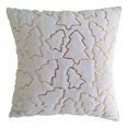 thumbnail image 2 of ¡Promo Exclusiva!, Funda de almohada de felpa de un solo lado con bordado de lentejuelas doradas para decoración de hotel, cojín de sofá, no contiene núcleo Akmoler, 2 of 9