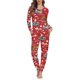 thumbnail image 2 of Conjunto de pijama de dos piezas para mujer, ropa de dormir cómoda e informal, jersey de manga larga con estampado a pedido, ideal para Navidad y otoño, 2 of 4