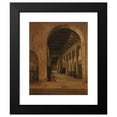 thumbnail image 2 of Jacques-Raymond Brascassat 15x18 Black Modern Framed Museum Art Print Titled - Calabrous Church Interior (1829), 2 of 5