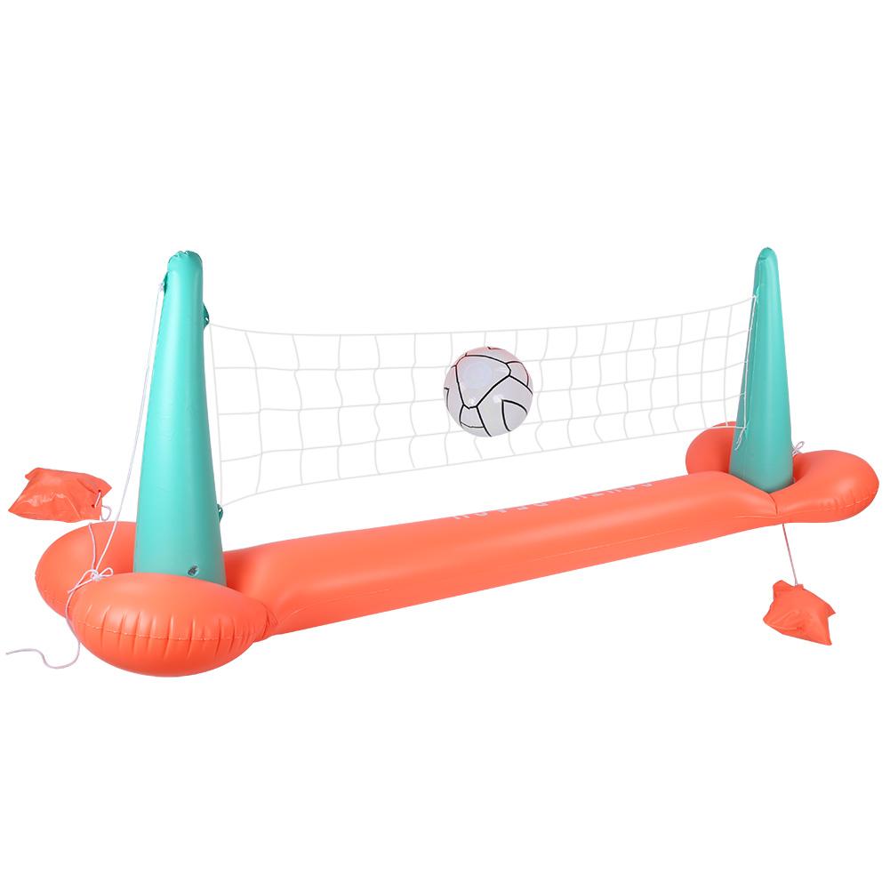 LYUMO Inflatable Entertainment Volleyball Game Training with Rack for
