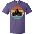 thumbnail image 3 of Inktastic Snowmobile Retro Sunset T-Shirt, 3 of 5