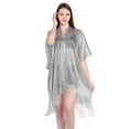 thumbnail image 3 of BIKINX Women Swimsuit Cover up Beach Cover-up Swim Cover up for Women Bathing Suit Cover up Bikini Cover up Clearance Silver, 3 of 5