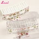 thumbnail image 3 of 4pcs Set elegant & Cute Christmas Print Hair Claw Clips - Large Rectangular Shark Clip for Stylish updos, 3 of 7