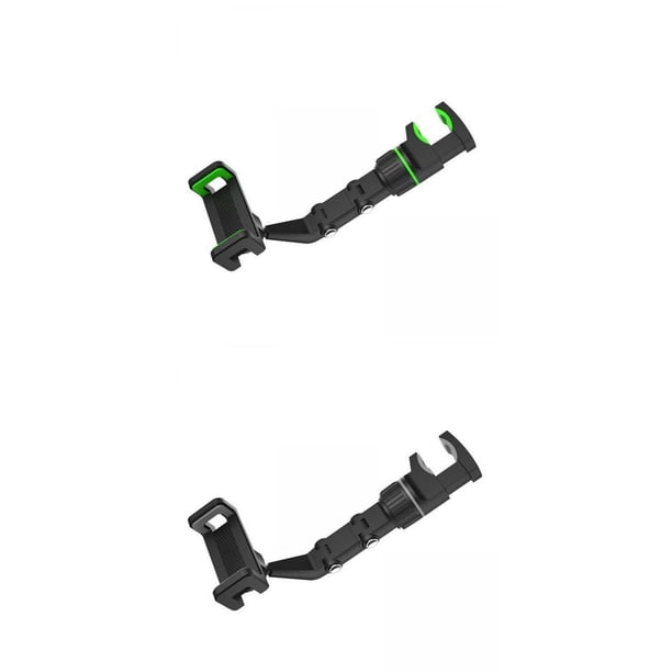 2x 360 degree Soporte para teléfono para automóvil Soporte para GPS para grabadora de conducción Estable flexible