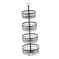 thumbnail image 2 of Cesta de frutas de varios niveles, cesta de alambre de hierro con asa, estructura resistente y duradera, cesta para frutas 4 capas, 2 of 9