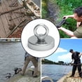 thumbnail image 5 of Imán de neodimio superfuerte para pesca magnética, base de acero con propiedades anticorrosivas y revestimiento de nivel sanitario, diámetro de 90 mm para tareas de elevación, suspensión y, 5 of 5