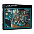 thumbnail image 1 of YouTheFan NHL San Jose Sharks Purebred Fans 500pc Puzzle - A Real Nailbiter, 1 of 5