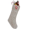 thumbnail image 1 of HLONK Personalized Christmas Stockings with Initials  18 Inches Large Embroidered Monogrammed Cable Knit Christmas Stocking for Family  Xmas Holiday Party Gifts & Decoration for Fireplace, 1 of 7