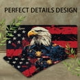 thumbnail image 4 of Patriotic Eagle in Uniform Front License Plate,Metal License Plate,Funny Standard Plates Personalized Novelty Decorative For Men/Women/Boys/Girls Car 6×12 Inch, 4 of 7
