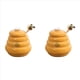 thumbnail image 1 of 2X Tarro de Miel de Colmena de CeráMica y Tarro de Miel con Cazo de Madera con Tapa Barra de AgitacióN de Miel para Suministros de Tarro de Miel Accesorios de Cocina, 1 of 5