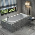 thumbnail image 4 of Malibu Home Bells Rectangle Whirlpool Bathtub 66"x 36"x 22" in White, 4 of 5