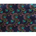 thumbnail image 4 of oneOone Georgette Viscose Fabric Spiral & Floral Block Decor Fabric Printed BTY 42 Inch Wide, 4 of 4
