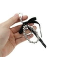 thumbnail image 4 of Unique Bargains 1 Pc Stylish Bow Hearts Handbag Charm Bag Accessories Black Silver Tone, 4 of 5