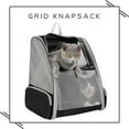 thumbnail image 3 of Queilt (Black) Innovative Traveler Bubble Backpack Pet Carriers for Cats and Dogs, 3 of 5