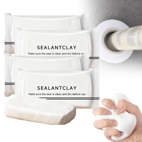 Sealant Clay, Waterproof Sealant Putty for Air Conditioner Holes, Cracks, Gaps & DIY Home Repairs