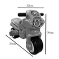 thumbnail image 4 of Montable Tick Tack Toys Mini Moto Azul, 4 of 4