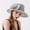 Grey, variant on Dyfzdhu Womens Summer Dress Hat Wide Leaf Flower Bridal Shower Hat Sun Hats Beach Hat