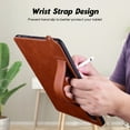 thumbnail image 5 of Protective Case for 6" Amazon Kindle 11th Generation 2024/2022 Released, PU Leather Slim Lightweight Stand Hand Strap  Anti-Scratch Case Cover for Kindle 6 Inch2024/2022, Brown, 5 of 7