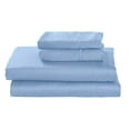 thumbnail image 2 of 400TC Superior Cotton 4PC 27 inches Extra Deep Pocket Bed Sheet Set - (King, Light Blue) by The Great American Store, 2 of 3