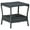 Grey, variant on vidaXL Outdoor Side Table Garden Patio Porch End Table with Storage PE Rattan