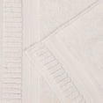 thumbnail image 6 of Superior Venice Ribbed Textured Border Zero Twist 9 Piece Towel Set, Silver, 6 of 10